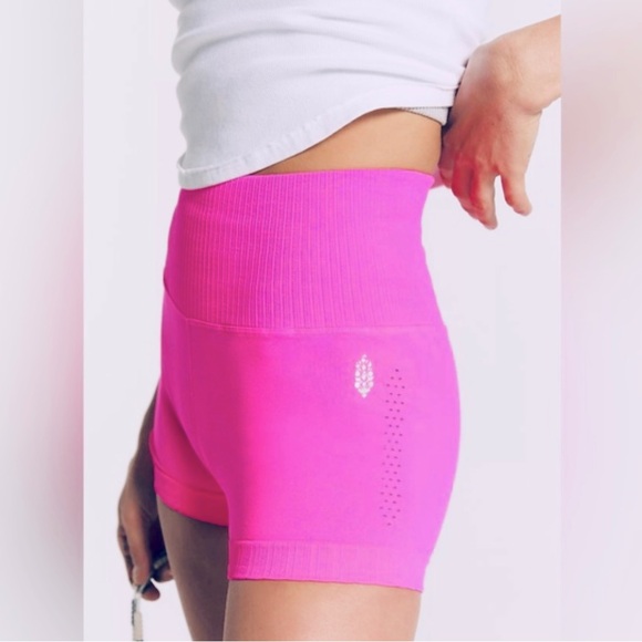 FP Movement by Free People Pants - 🍂NWOT Free People Movement Good Karma Running Shorts. Pink. Size: XS/S